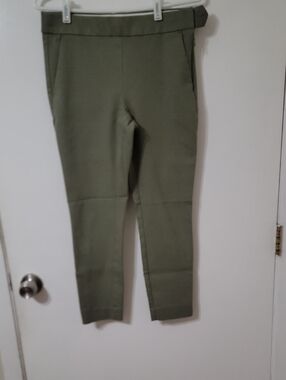 LOFT Olive Green Slim Fit Chinos